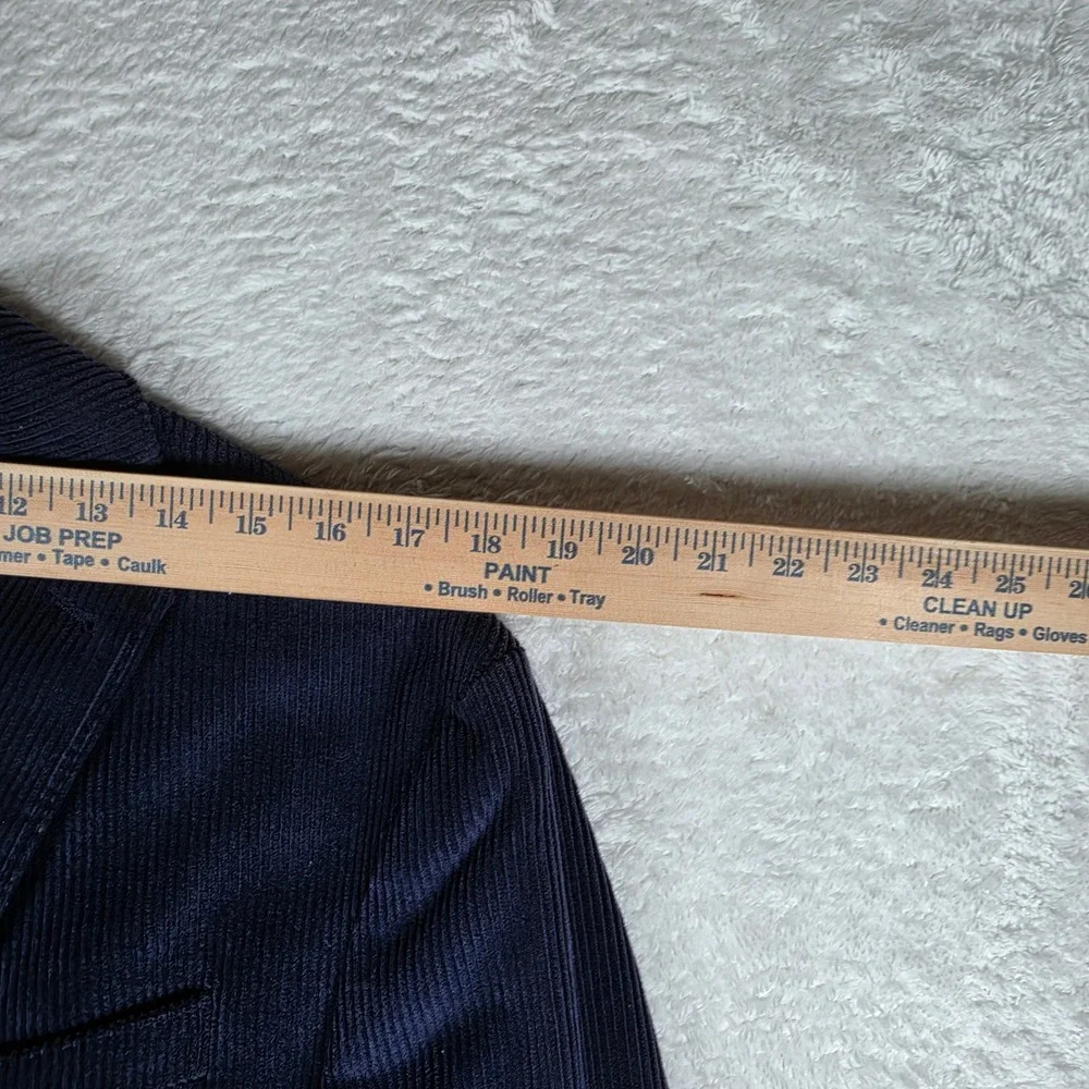 NEW Jos A Bank 1905 Navy Men 42 Regular Spandex Tailored Fit Corduroy 7859 L/S